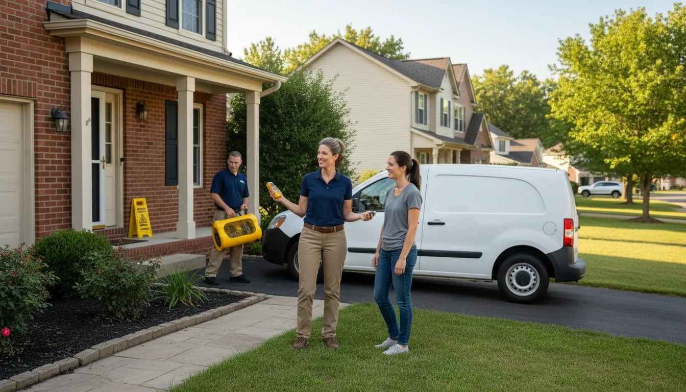 Water restoration image for Structural Drying Services in Ethridge, TN